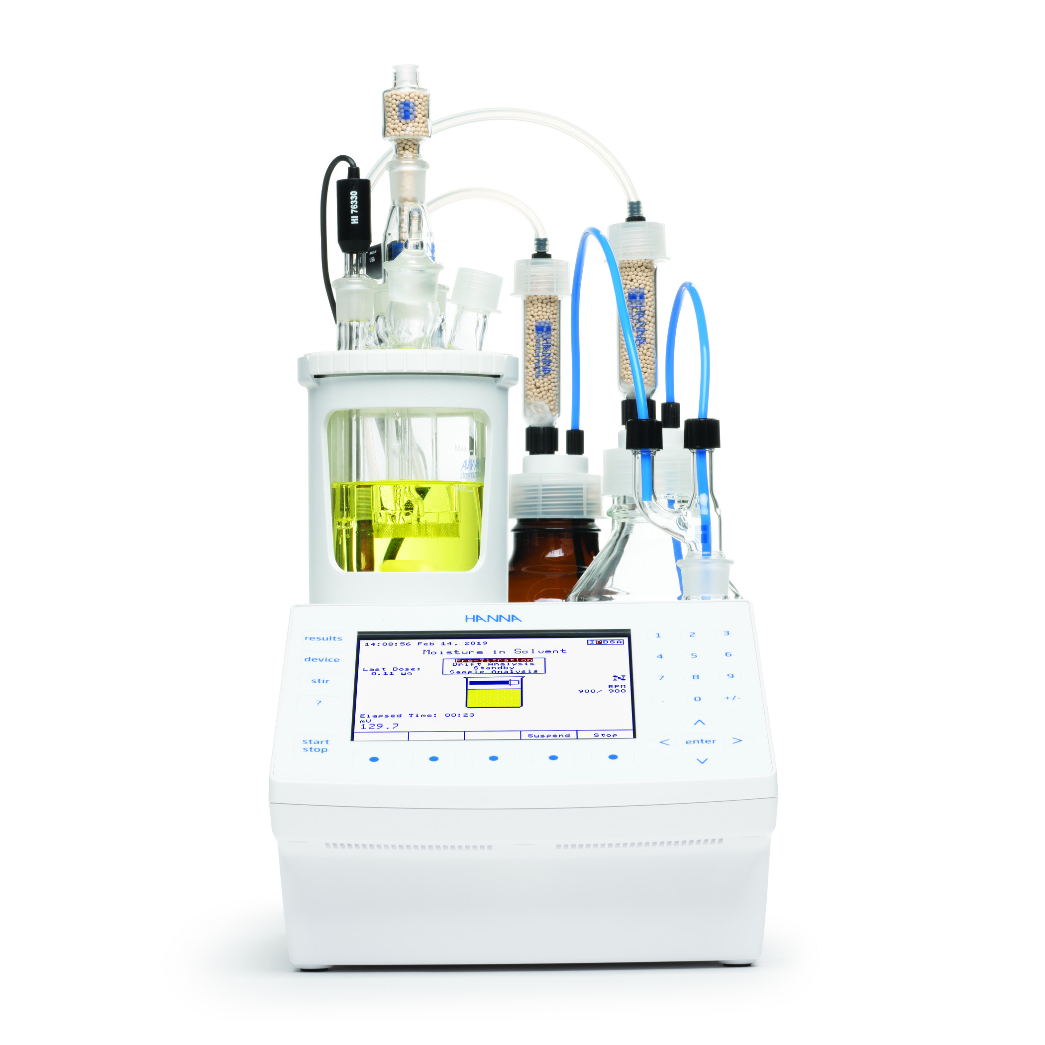 Máy Chuẩn Độ Karl Fischer Coulometric Xác Định Độ Ẩm Hanna HI934